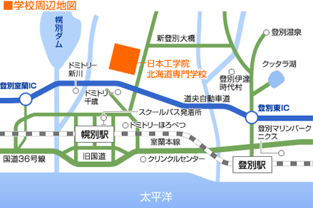 学校周辺地図